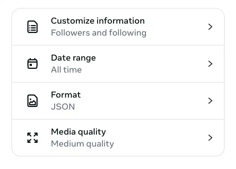 Step 6: Review your export options